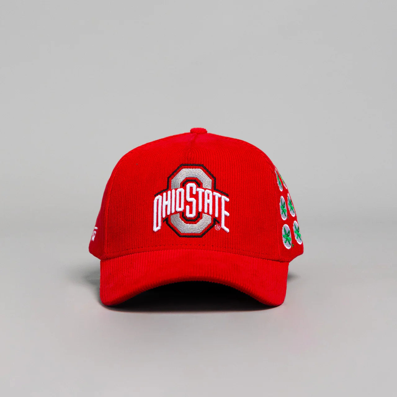 Woodn Grail Ohio State Helmet Sticker / Red Corduroy