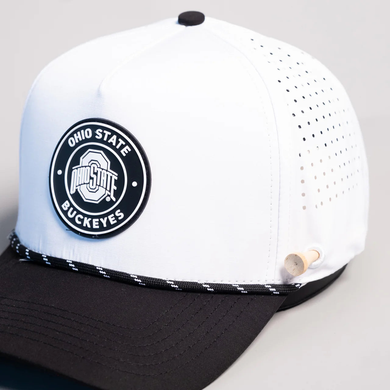 Woodn Grail Ohio State Tee-Box Performance / White & Black