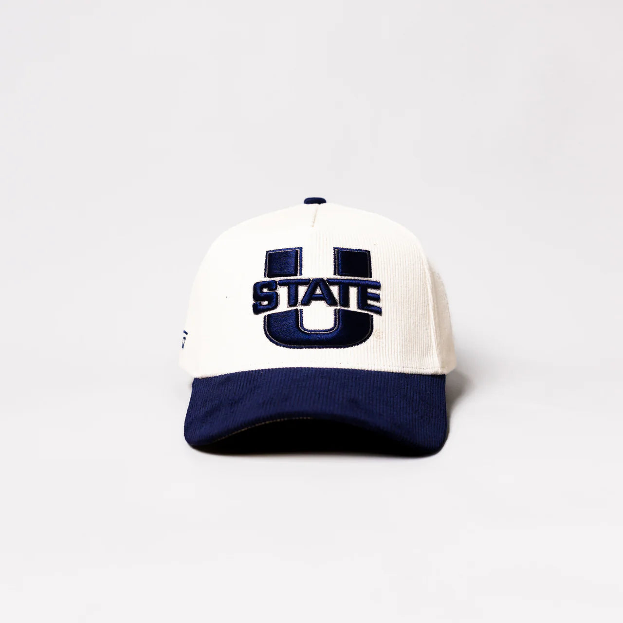 Woodn Grail Utah State Courtside / Cream & Navy Corduroy