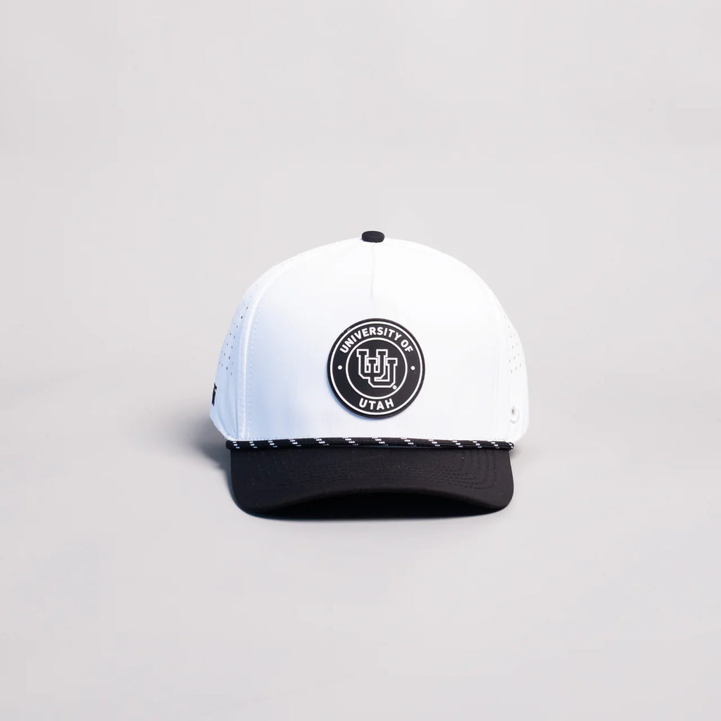 Woodn Grail Utah Utes Tee-Box Performance / White & Black