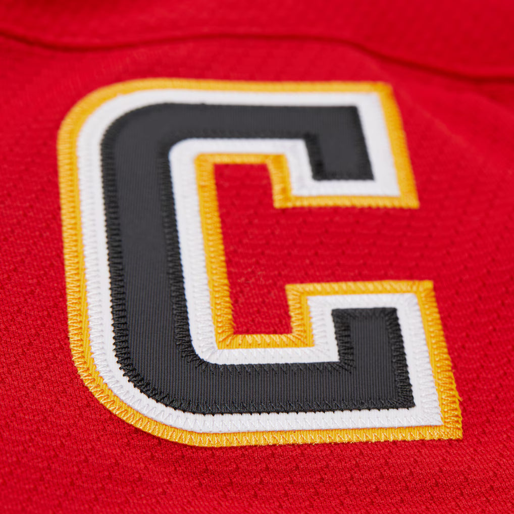 Mitchell & Ness Jarome Iginla Calgary Flames 2003-04 Red Captain Power Play Jersey