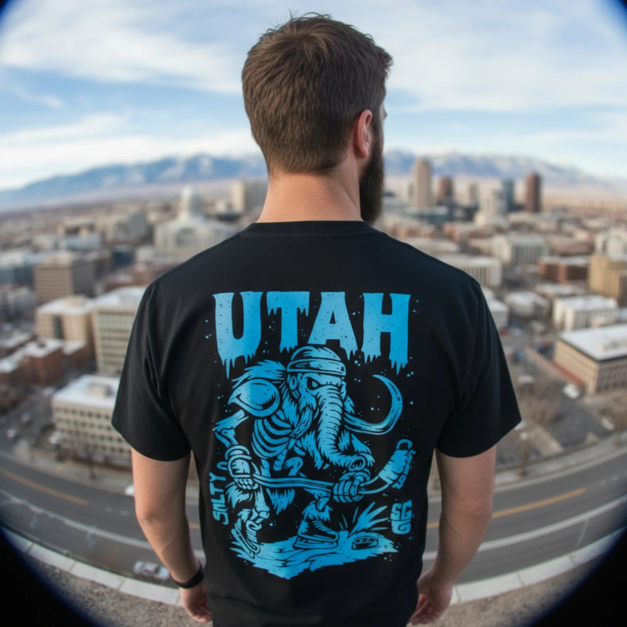 Salty Goon Gear - Utah Ice Age Enforcer Tee