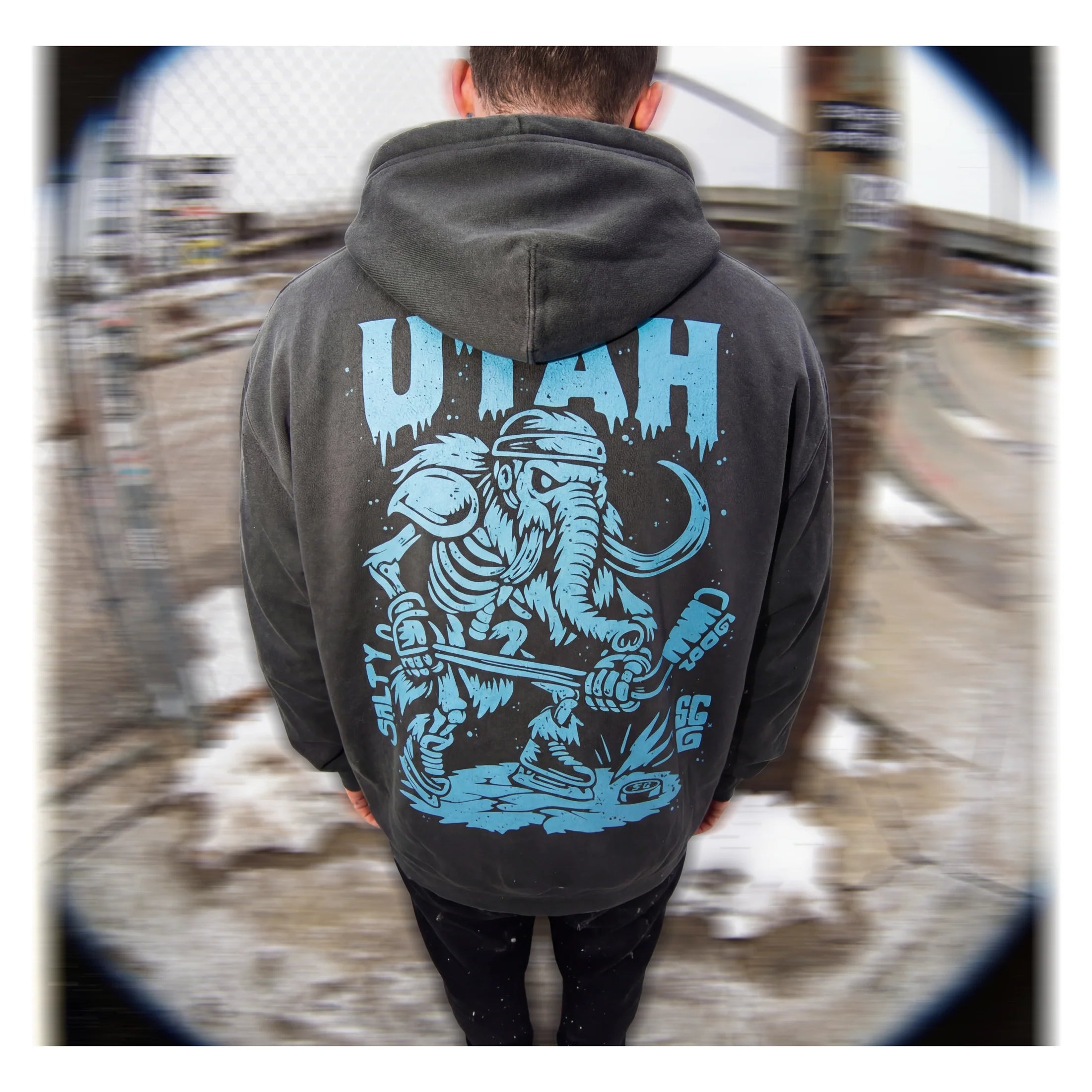 Salty Goon Gear - Utah Ice Age Enforcer Premium Hoodie